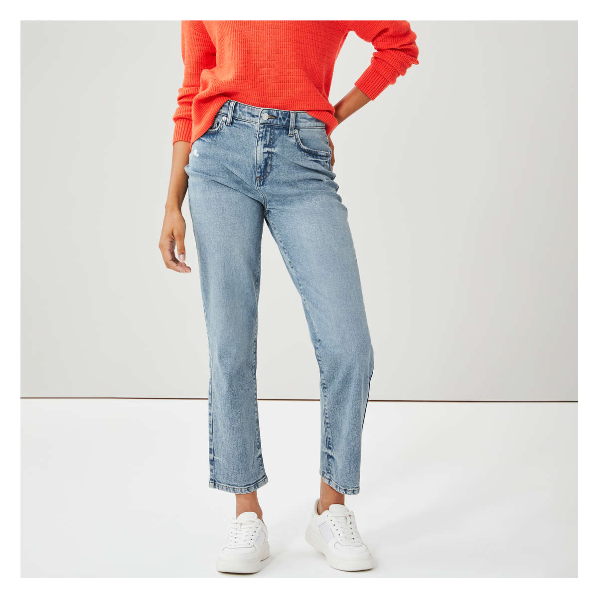 Straight Jean in Medium Wash from Joe Fresh